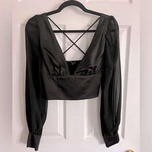 Dynamite crop dress top